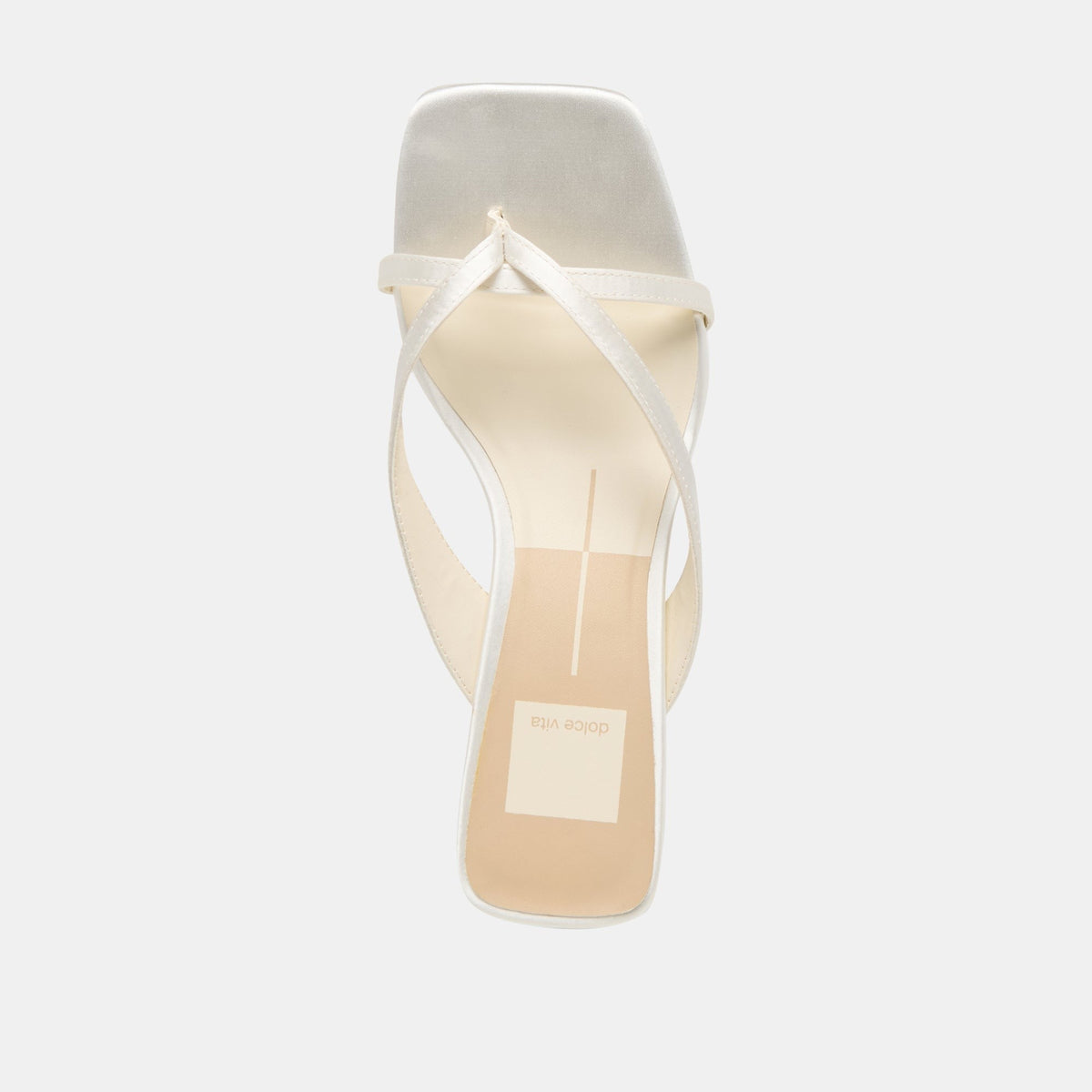 BREVEL WIDE HEELS TRUE WHITE SATIN