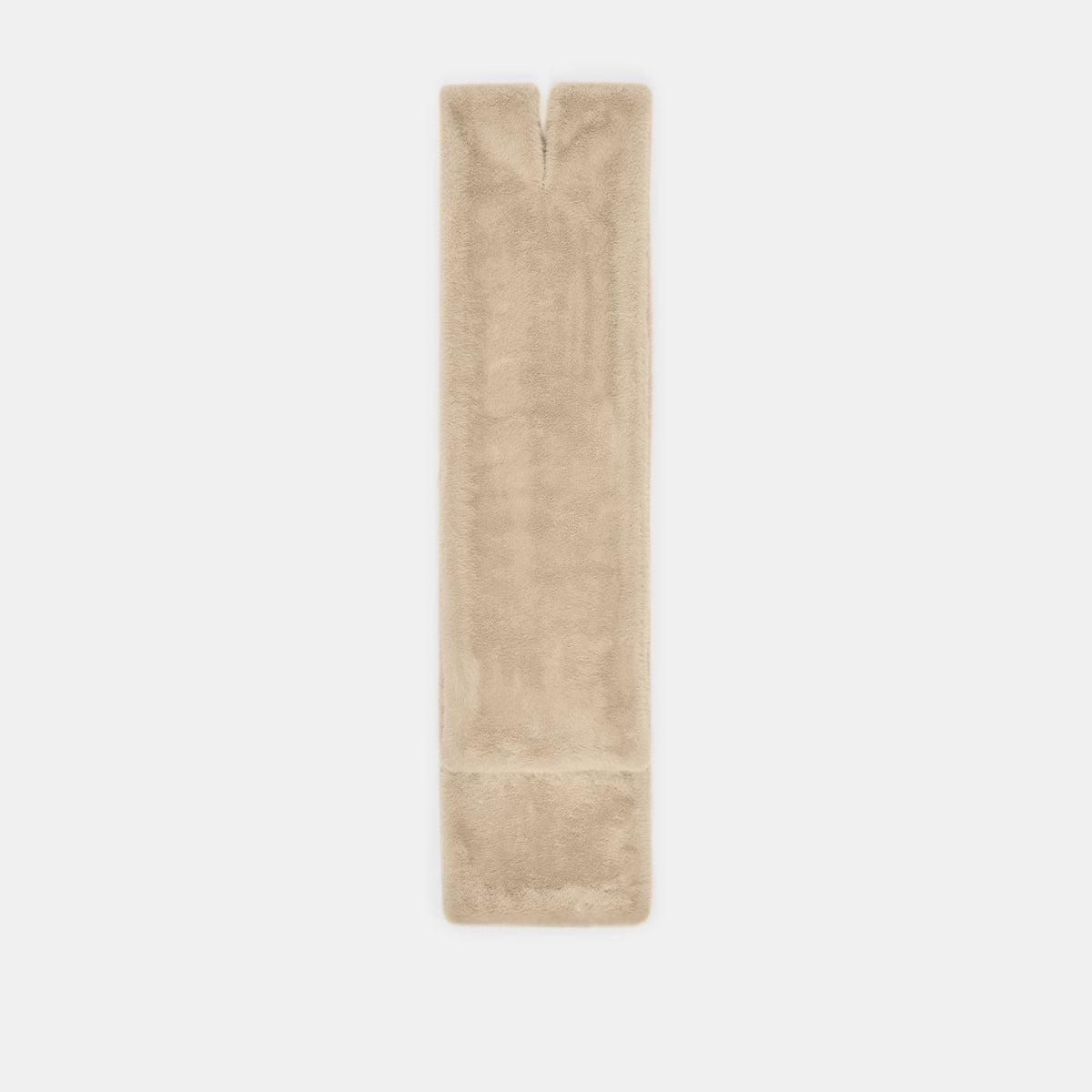 FAUX FUR SCARF STONE