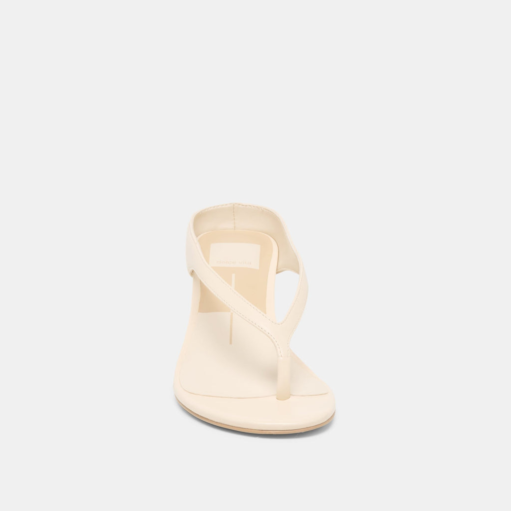 DOREEN HEELS BONE LEATHER