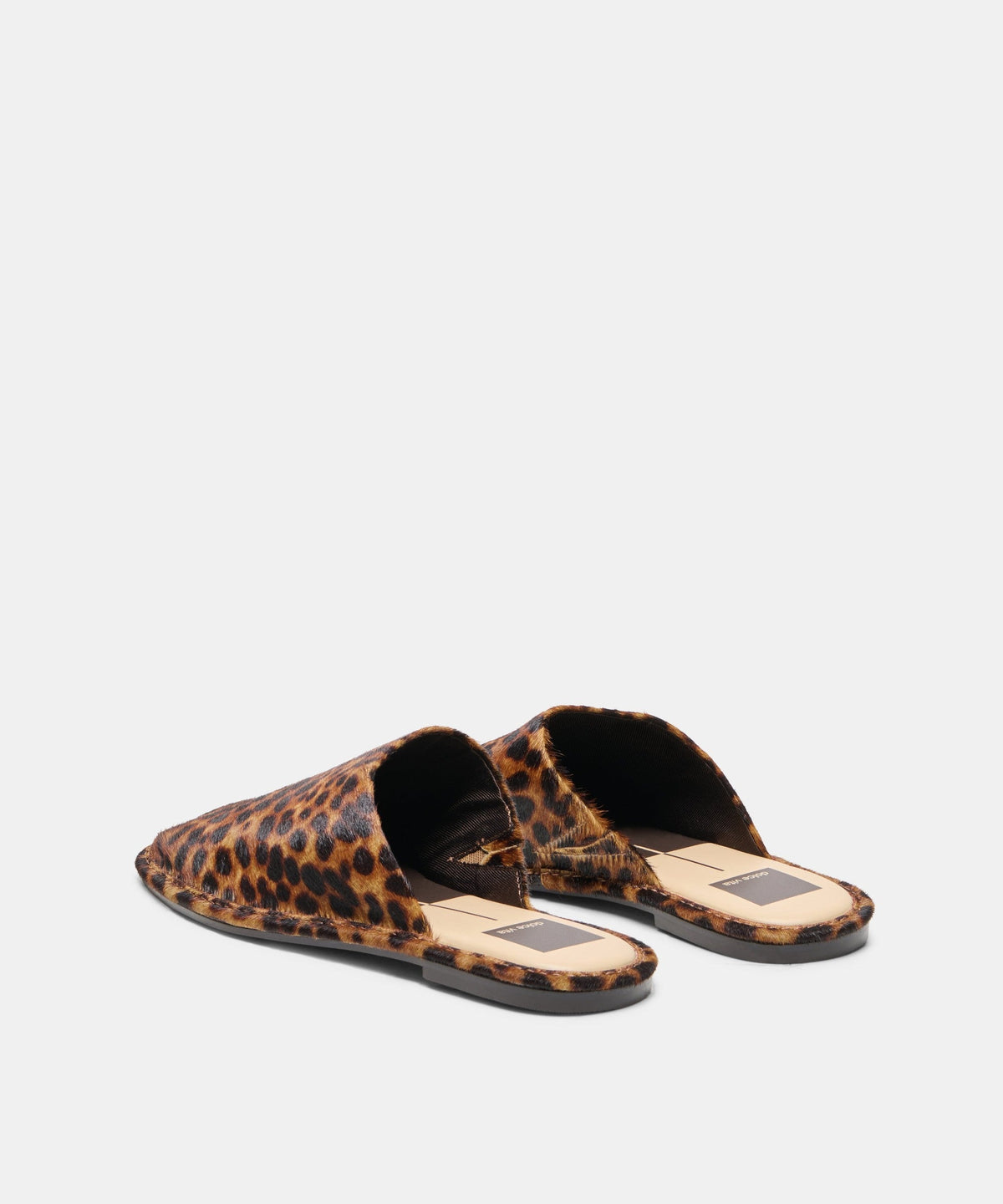 PHIRA FLATS DK LEOPARD CALF HAIR